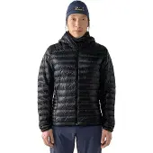 Haglöfs - Donsjassen - L.I.M Down II Hood M True Black voor Unisex - Maat L - Zwart