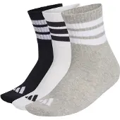 Adidas Sportsokken 'Ess' grijs / zwart / wit
