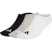 Adidas Sportsokken 'THIN&LIGHT SPORTSWEAR NO SHOW 3 PAIR PACK' grijs / zwart / wit