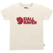 Fjällräven - Kid's Logo T-Shirt - T-shirt 152, beige/wit