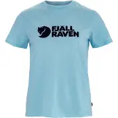 Fjällräven T-Shirt Women Logo Tee Breeze Blue-L
