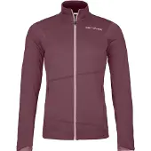 Ortovox - Dames wandel- en bergkleding - Fleece Light Jacket W Chestnut voor Dames van Wol - Maat L - Bordeauxrood