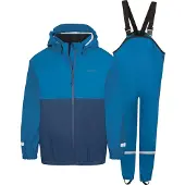 TROLLKIDS - Kid's Odda Rain Set XT - Overall 110, blauw