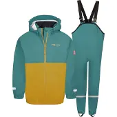 TROLLKIDS - Kid's Odda Rain Set XT - Overall 92, turkoois