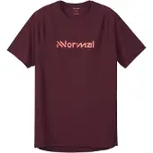 Nnormal - Wandel- en bergsportkleding - Race T-Shirt 02 Burgundy voor Heren van Gerecycled Polyester - Maat S - Bordeauxrood