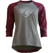 Zimtstern - Women's Pureflowz Shirt 3/4 - Fietsshirt L, grijs