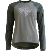Zimtstern - Women's Pureflowz Shirt L/S - Fietsshirt M, grijs