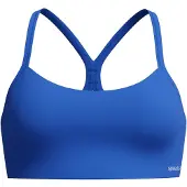 Speedo Solid Racerback Bikini Top Blauw M Vrouw