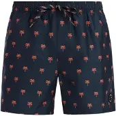 Protest Zwemshorts 'Mascot' navy / watermeloen rood / wit