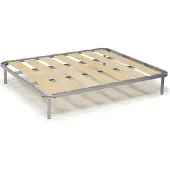 Dmora Andrew - Bedbodem Anderhalf, 120x190 cm Grijs, Italy