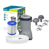 Bestway Flowclear Zwembadfilterpomp met cartridgefilter voor zwembadreiniging, model 58836, 3028 liter per uur