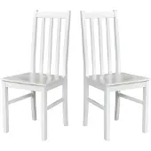 LeafDesign ESSZIMMERSTUHL - Set van 2 stoelen, model Bos, 10 D, wit