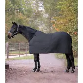 Waldhausen Economic Fleece - Staldeken - Paardendeken - 185 cm - Zwart