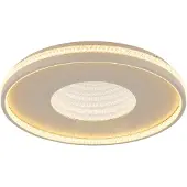 Globo Design plafondlamp Shirley zand bruin Ø 50,5cm