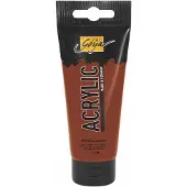 Kreul Donkerbruine Acrylverf - 100ml tube - Hoge kwaliteit A-merk