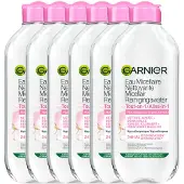 Garnier 6x Skinactive Micellair Reinigingswater Voor Gevoelige Huid 400 Ml
