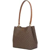 Michael Kors Pratt Medium Buckethandtas met Schouderriem