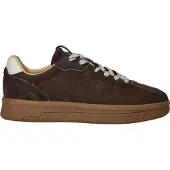 Maruti Sneakers laag 'Yale Emboidery' donkerbruin