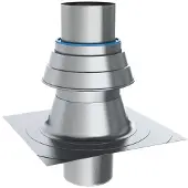 Burgerhout Pp Schoorsteenkap + Beluchting 130 + Rvs