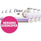 Dove 6x Handzeep Bar Coconut Milk & Jasmine 90 Gr