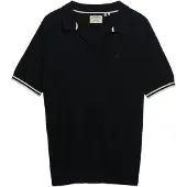 Superdry Shirt 'Johnny' ivoor / zwart