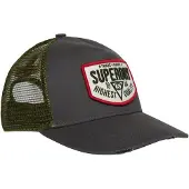 Superdry Pet grafiet / donkergroen / rood / natuurwit