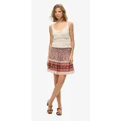 Superdry Rok pink / rood / zwart / wit