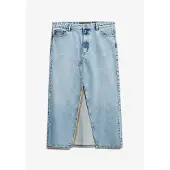 Superdry Denim Maxirok met Split Blauw Grootte: 30