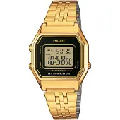 Casio Retro Collectie LA680WEGA-1DF, dameshorloge, chronograaf