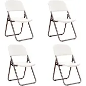 Lifetime 4 stuks stevige klapstoelen van kunststof max 125 kg -