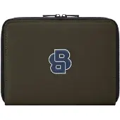 BOSS Zipped folder with varsity-style logo patch