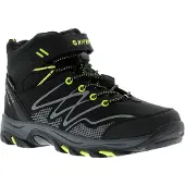 Hi-tec blackout waterdichte wandelschoenen voor jongens zwart