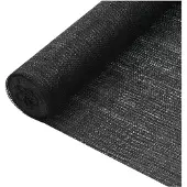 vidaXL Privacynet 75 g/m² 3,6x25 m HDPE zwart