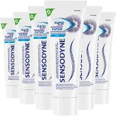 Sensodyne 6x Tandpasta Rapid Relief Mint 75 ml