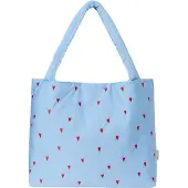 Studio Noos crossbody tas Puffy Hearts blauw Dames Polyester Hartjes