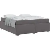 vidaXL Bedframe Grijs 180 x 200 cm Stof