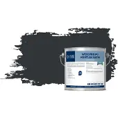 Wixx PRO PU Houtlak Satin RAL 7021 | Zwartgrijs 5L