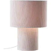 Brilliant Tony - Tafellamp - E27 max 1x25W - Ribstof - Wit