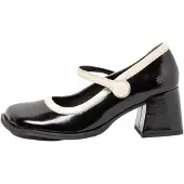 Art Dames Leren schoenen 1709 Verona zwart (39), Leer, 5 tot 8 cm, Gesp, Casual, Klassiek 1170911TG003_001