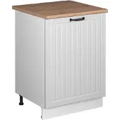 Vicco Wastafelkast Fame-Line, Wit Landhuis/Wit, 60 cm