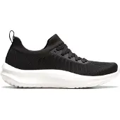 Clarks Solevana Kant Zwarte Sneakers