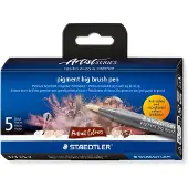 Staedtler Artist Series Pigment Arts Pen Big Brush - 5 portrettinten