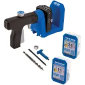 Kreg Boormachine voor het maken van pocketgaten, 520 PRO (KPHJ520PRO), inclusief: boorkop, boor, schroeven en klem.