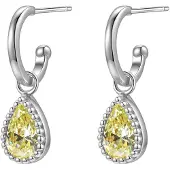 Hey Happiness Oorbellen 'August Birthstone' zilver