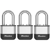 Master Lock Hangslot | | Elite Heavy Duty Lock | 3 stuks | 52 mm