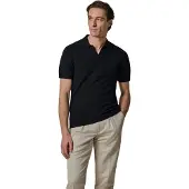 Profuomo poloshirt v-hals navy