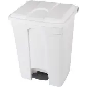 Kaiser+Kraft Pedaalemmer van polyetheen 70 l, wit