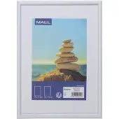 MAUL MAULart fotolijst, kunststof frame, ft 15 x 21 cm, wit