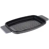 Bergner Infinity Chefs Grillplaat 42 X 22 Cm - Gegoten Aluminium - Soft-Touch Handvaten