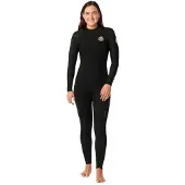 Rip Curl D/patrol 4/3 Mm Dames Neopreen Wetsuit Met Lange Mouwen En Rugrits